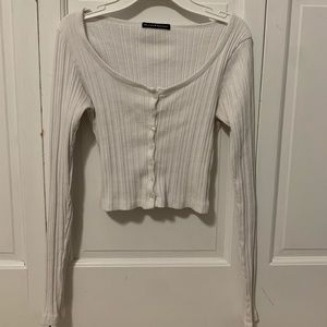 White Longsleeve Brandy Melville Zelly